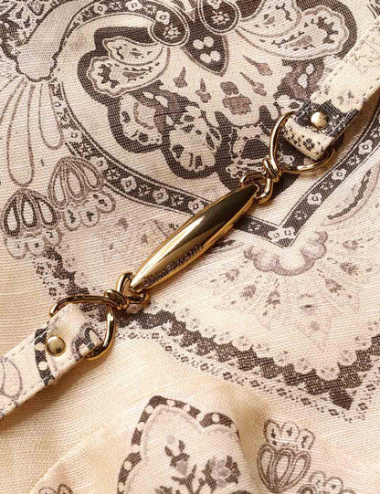 Cream Perla Paisley