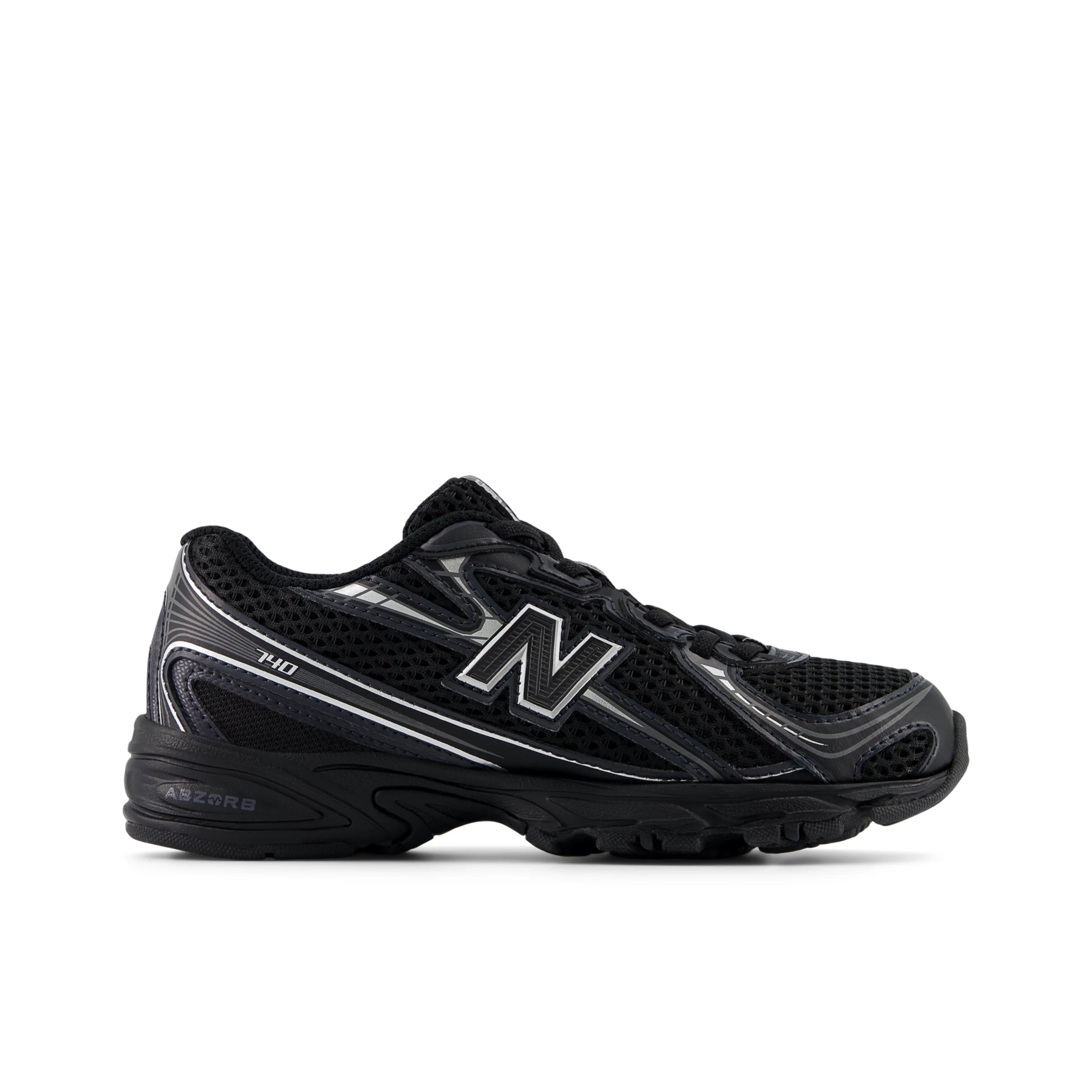 Black With Silver Metallic