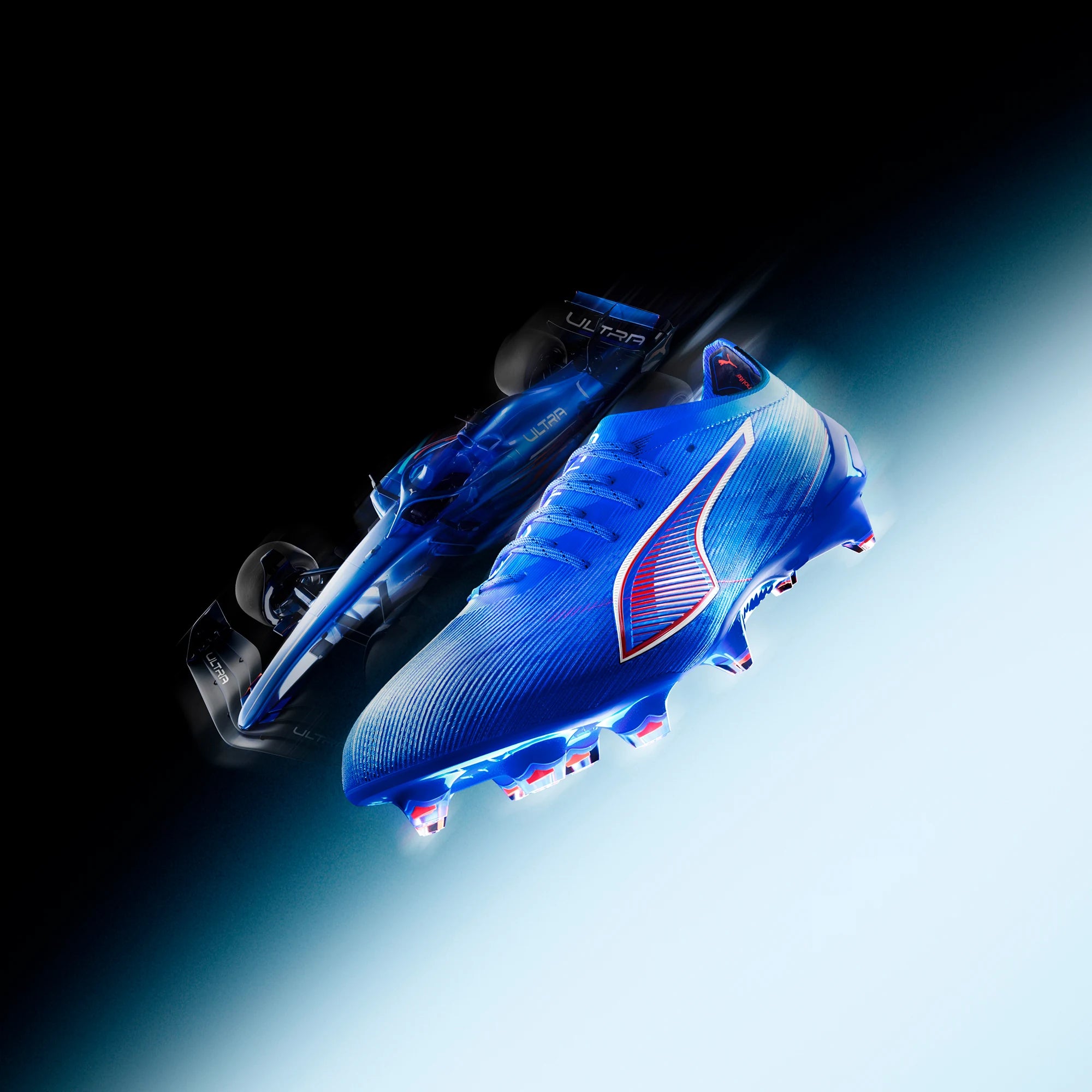 Ultra Blue-PUMA White-Glowing Red