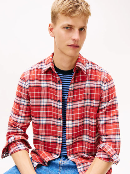 Terracotta Red/Big Check