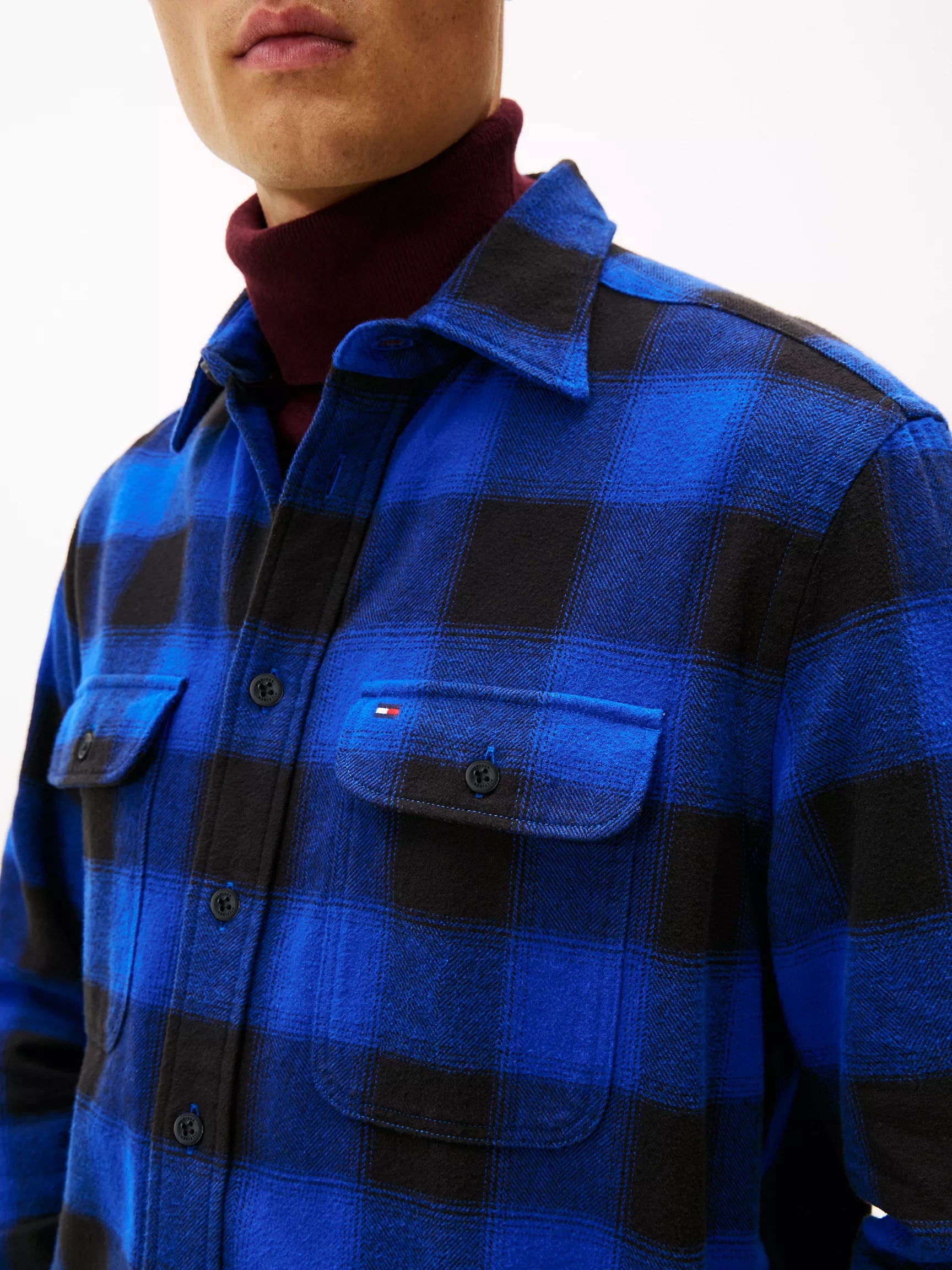 Wedge Blue Check