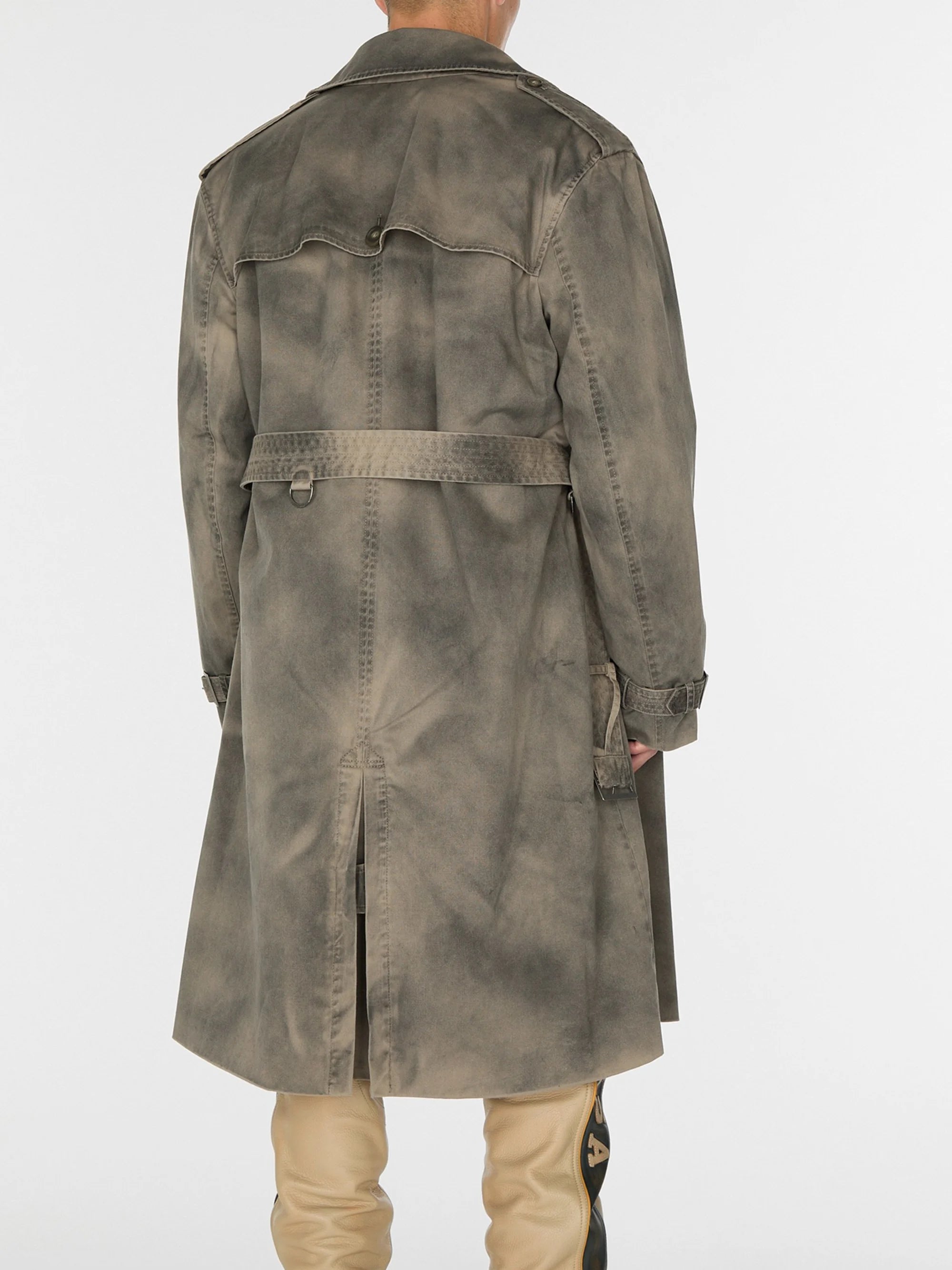 Gusa Washed Brown Trench