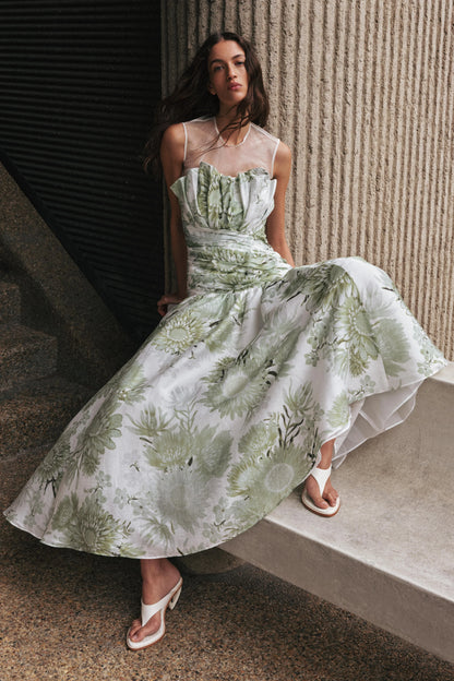 OLIVE NATIVE FLORAL