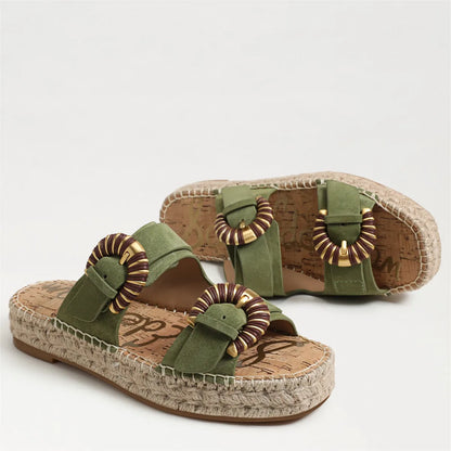 Summer Olive Suede
