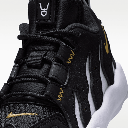 Black/White/Metallic Gold