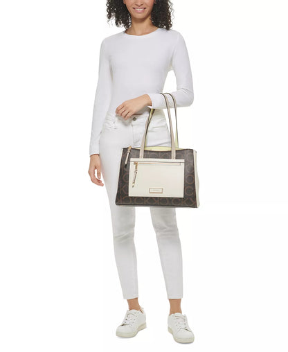 Brown Khaki/Caramel/White