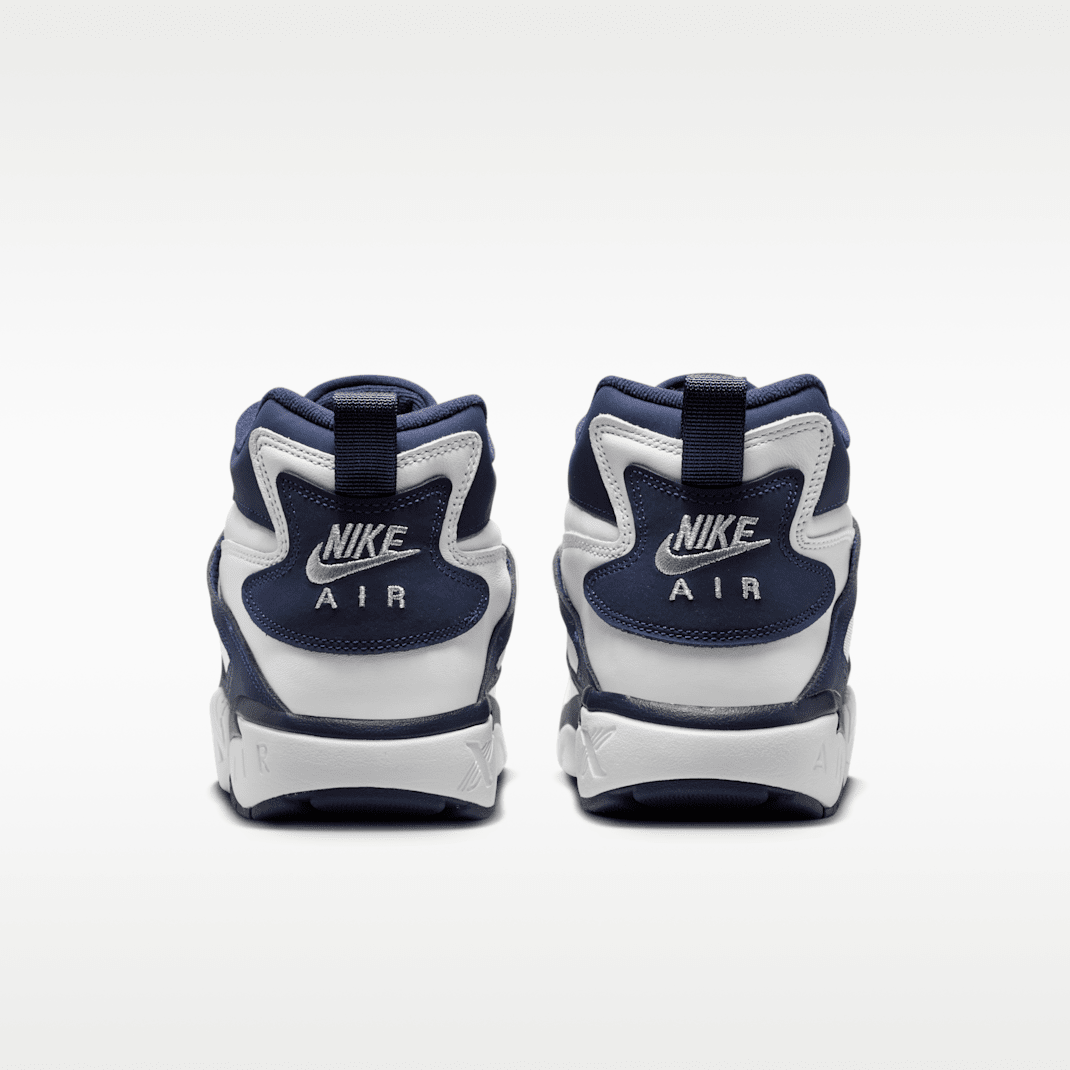 White/Metallic Silver/College Navy