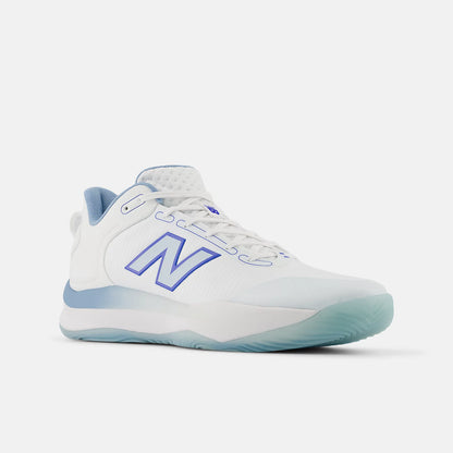 Nb 103 White With Blue Gemstone And Frosted Glass