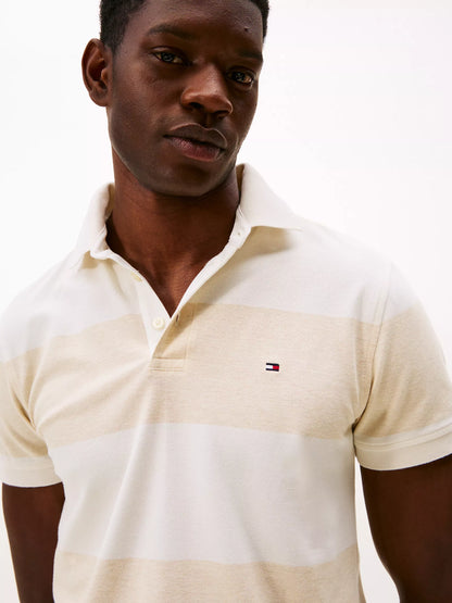 Beige/White Stripe