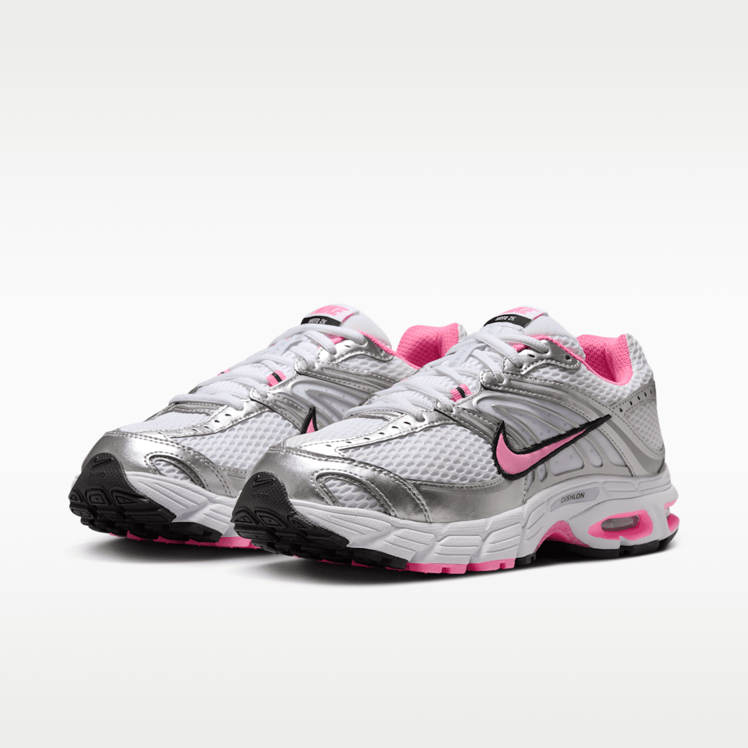 White/Metallic Silver/Black/Pink Spell