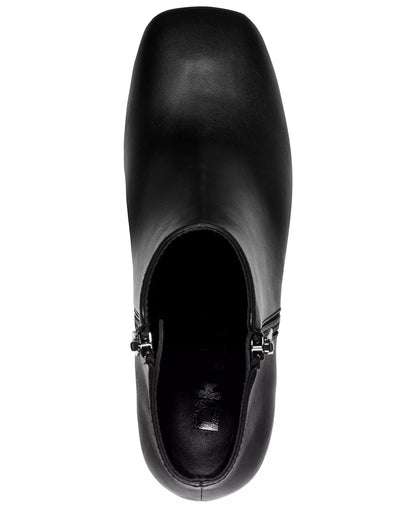 Black Smooth Leather