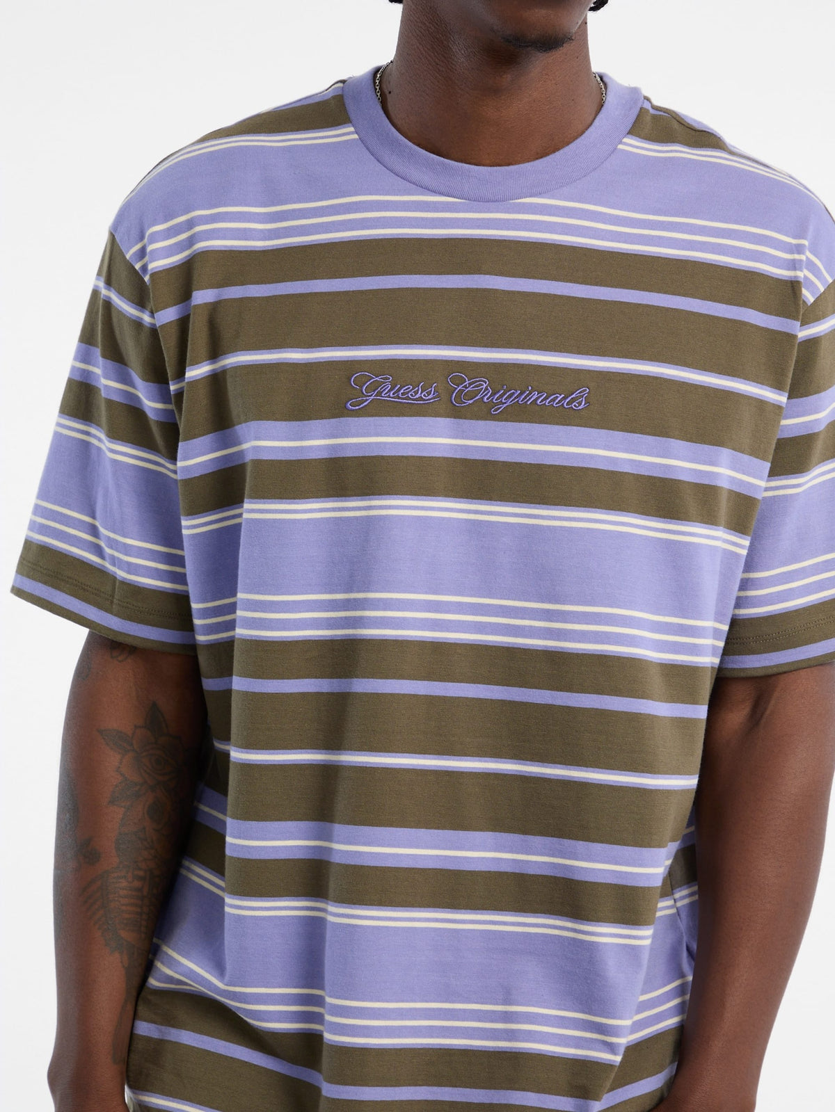 Grape Leaves Stripes Mult