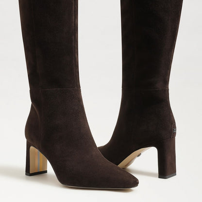 Chocolate Brown Suede
