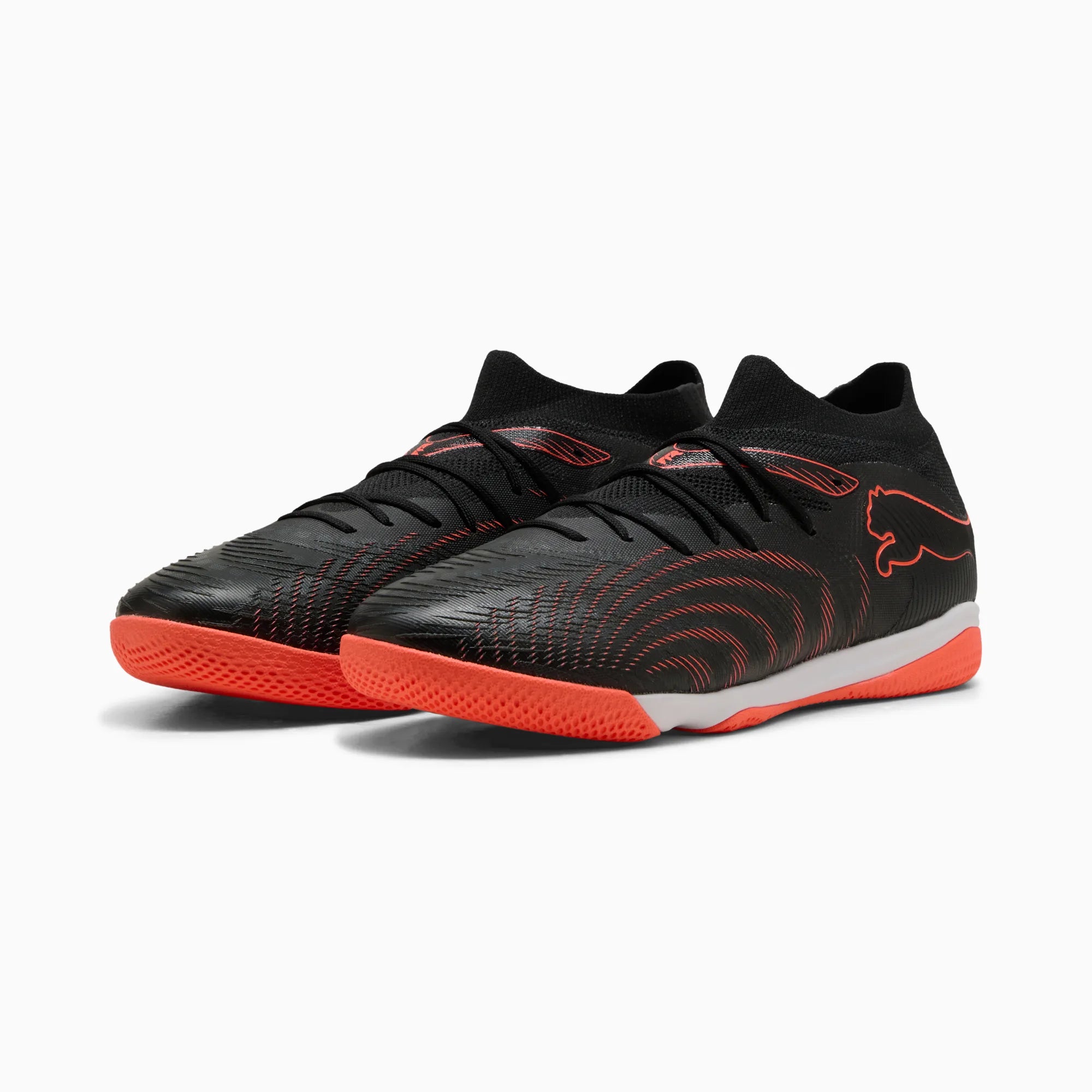 PUMA Black-Glowing Red-Strong Gray