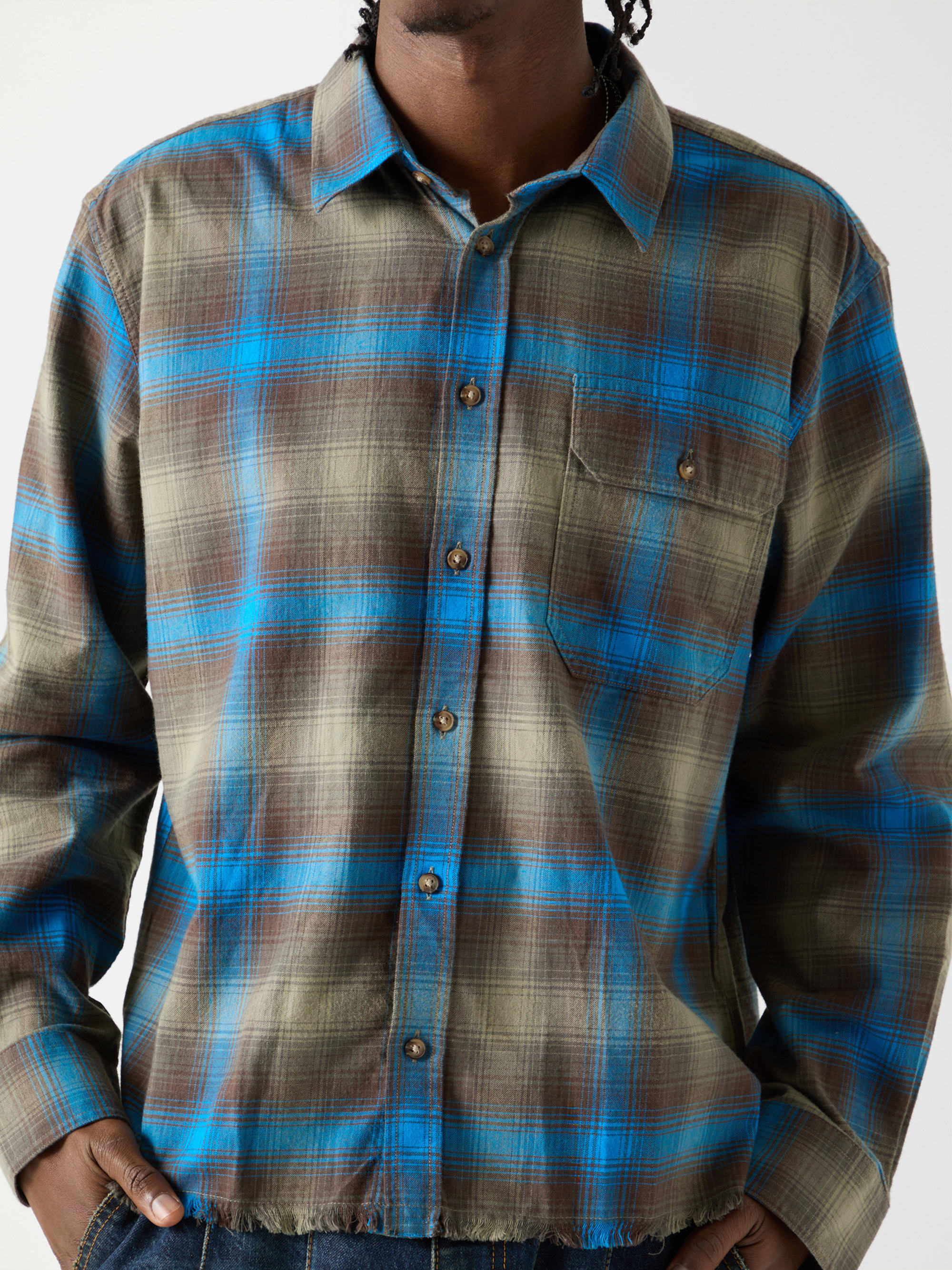 Clean Fatigue Blue Check