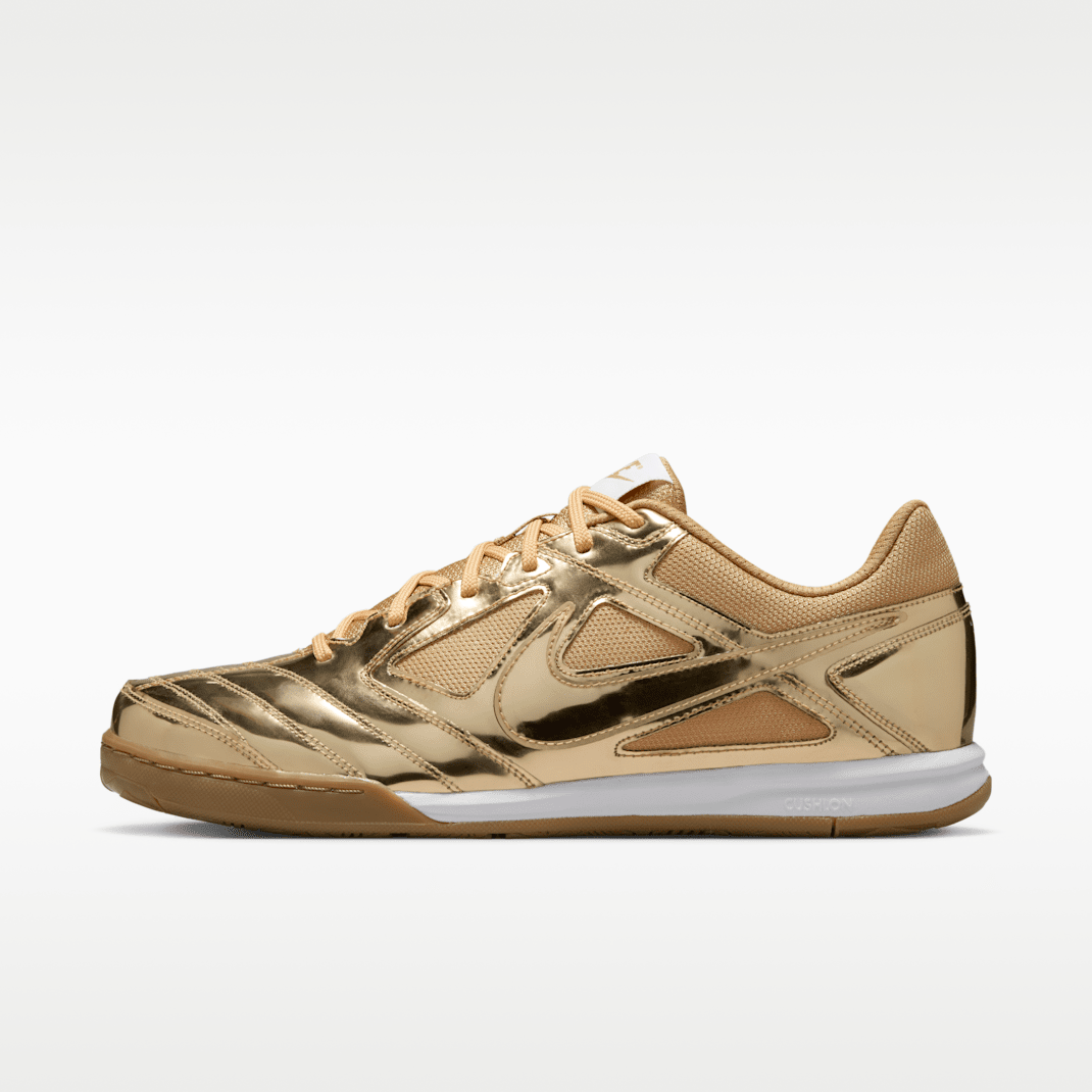 Metallic Gold/White/Gum Light Brown/Metallic Gold
