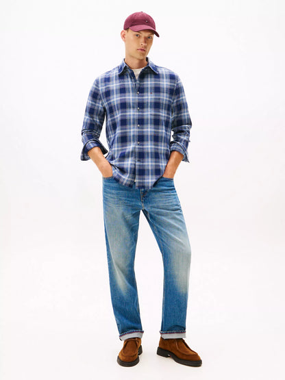 Preppy Navy Check