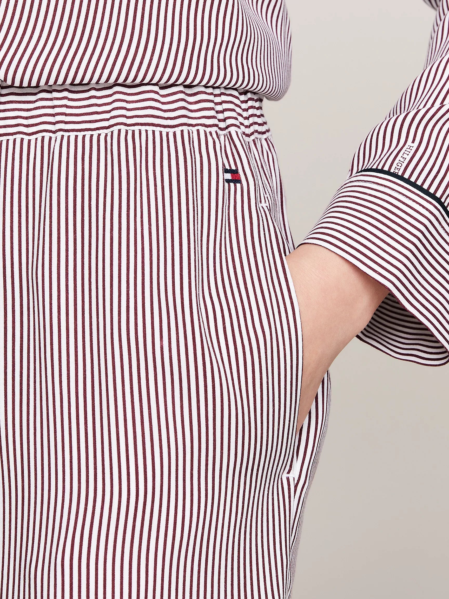 Deep Rouge Stripe