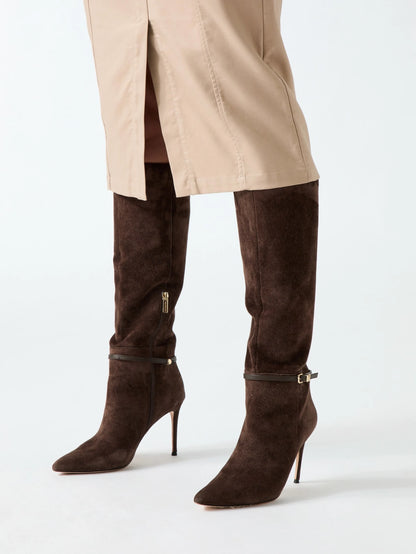 Chocolate Brownie Suede