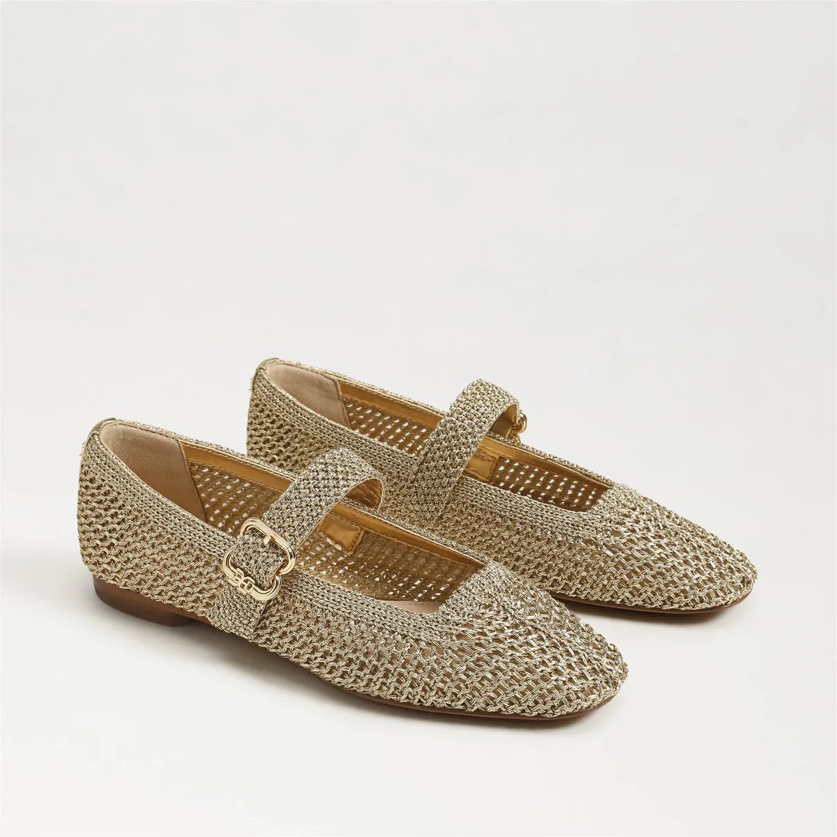 Amber Gold Woven Fabric