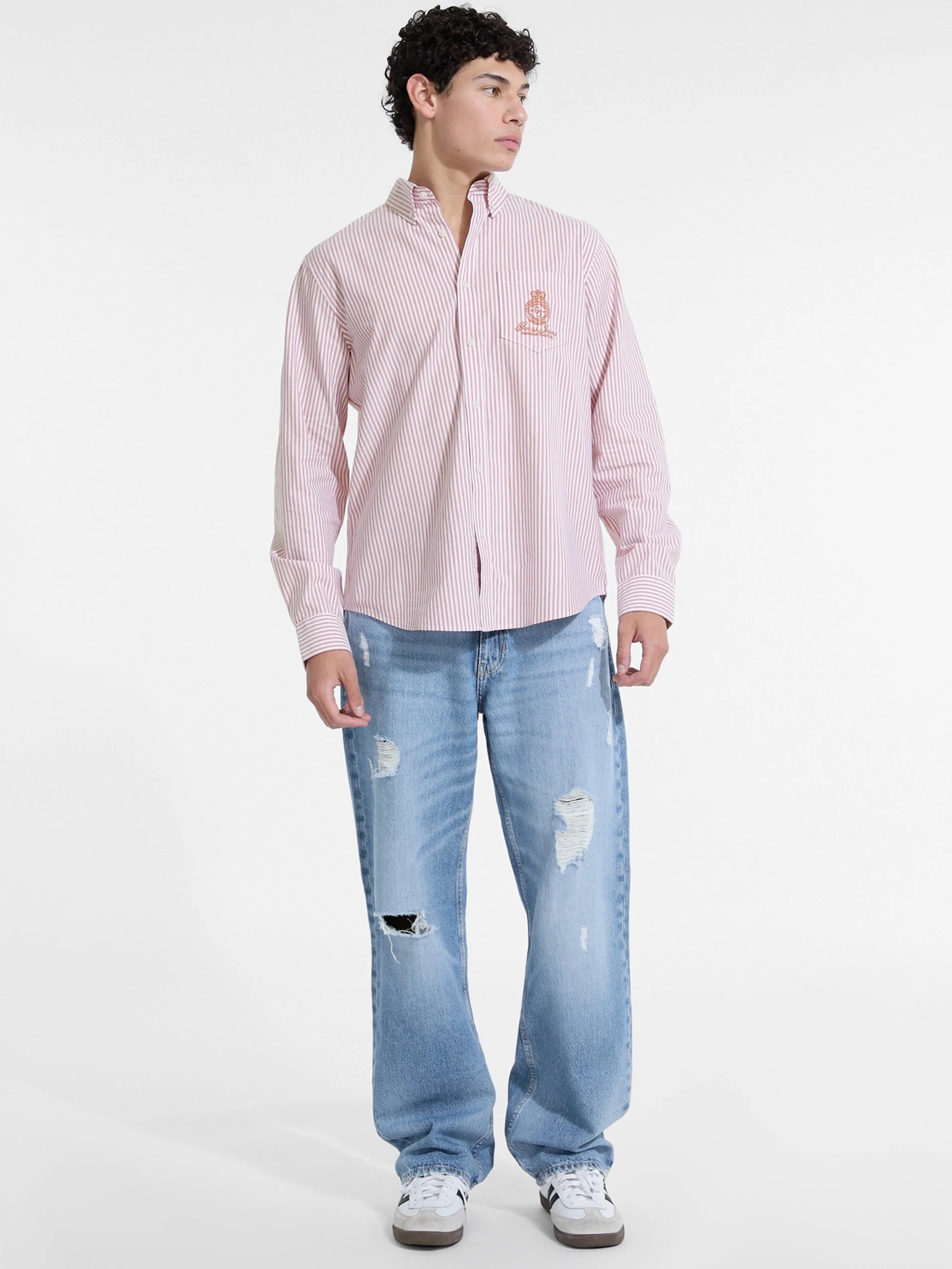 Slate Rose Stripes