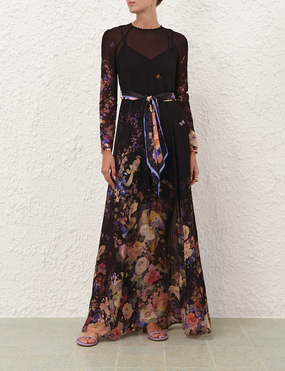 Black Multi Floral
