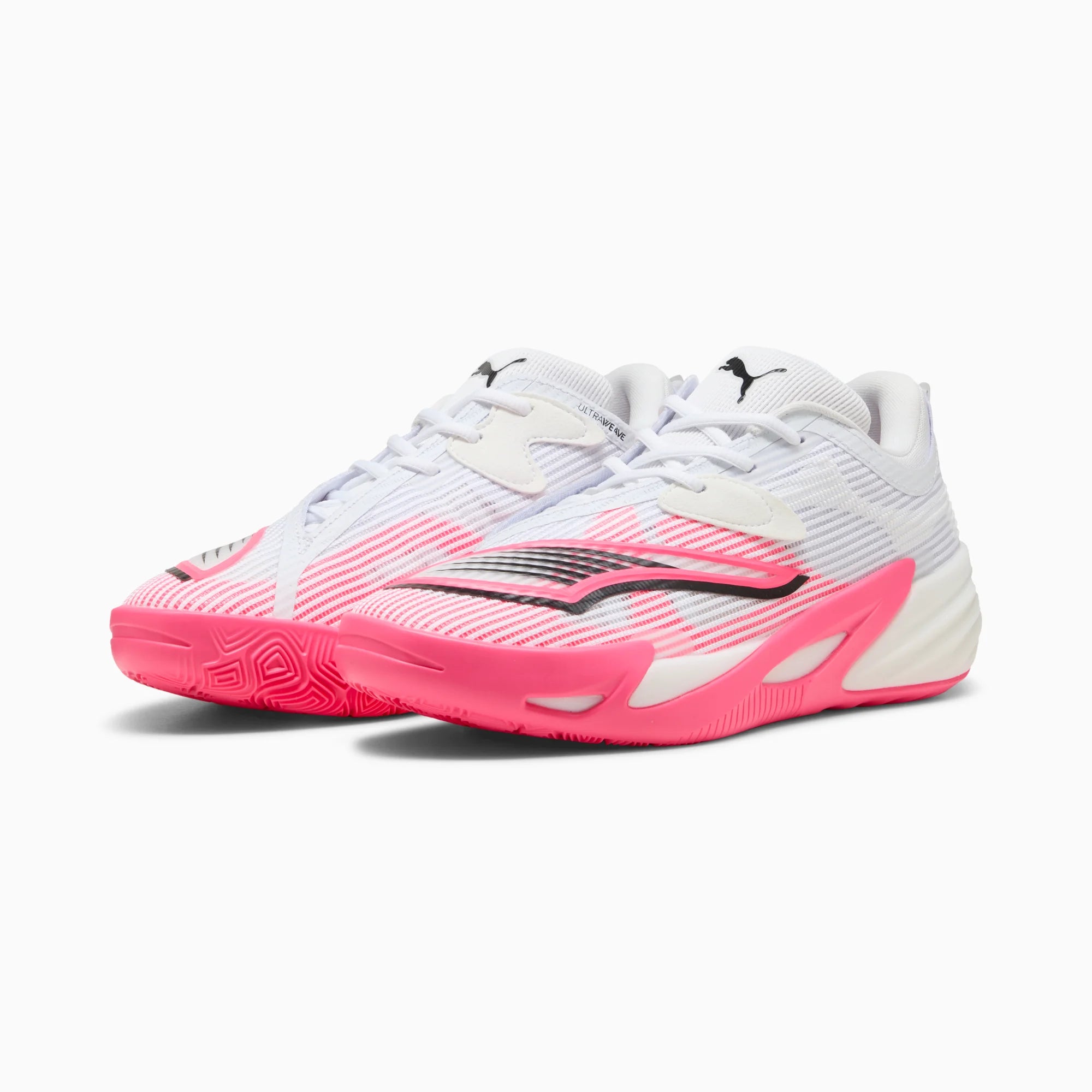 PUMA White-PUMA Black-Pure Pink