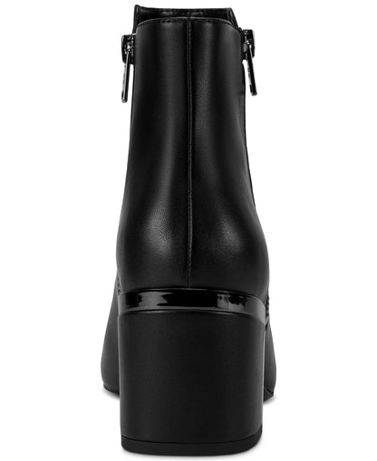 Black Smooth Leather