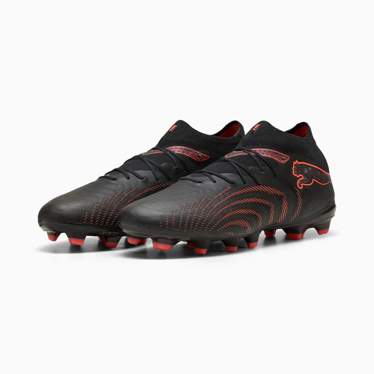PUMA Black-Glowing Red-Strong Gray