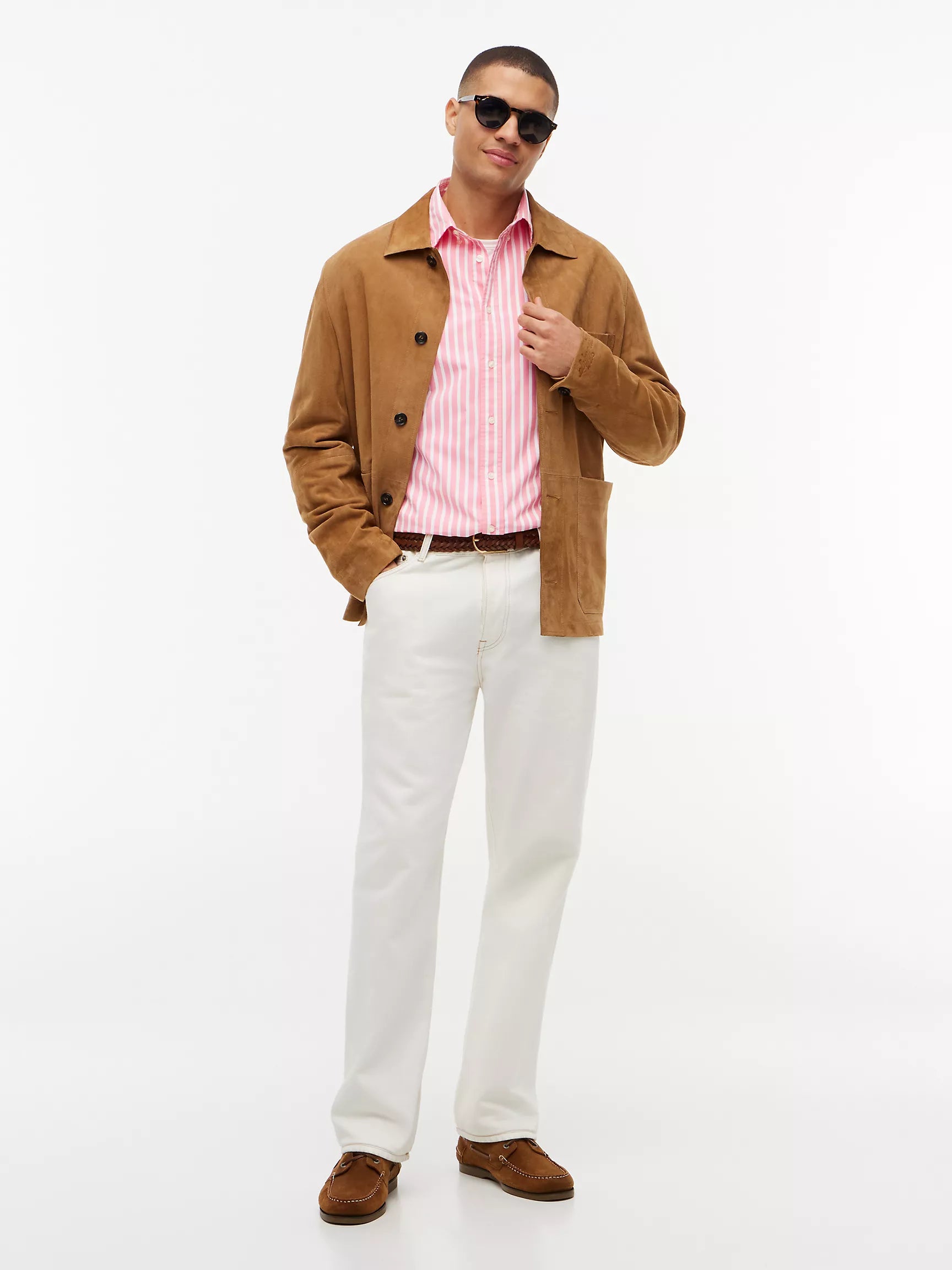 Doll Pink/White Stripe