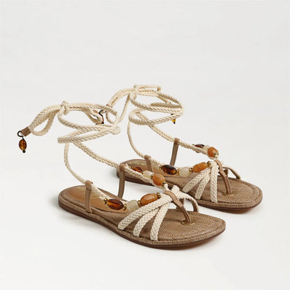 Natural Sand Faux Raffia