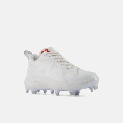 White With Silver Metallic