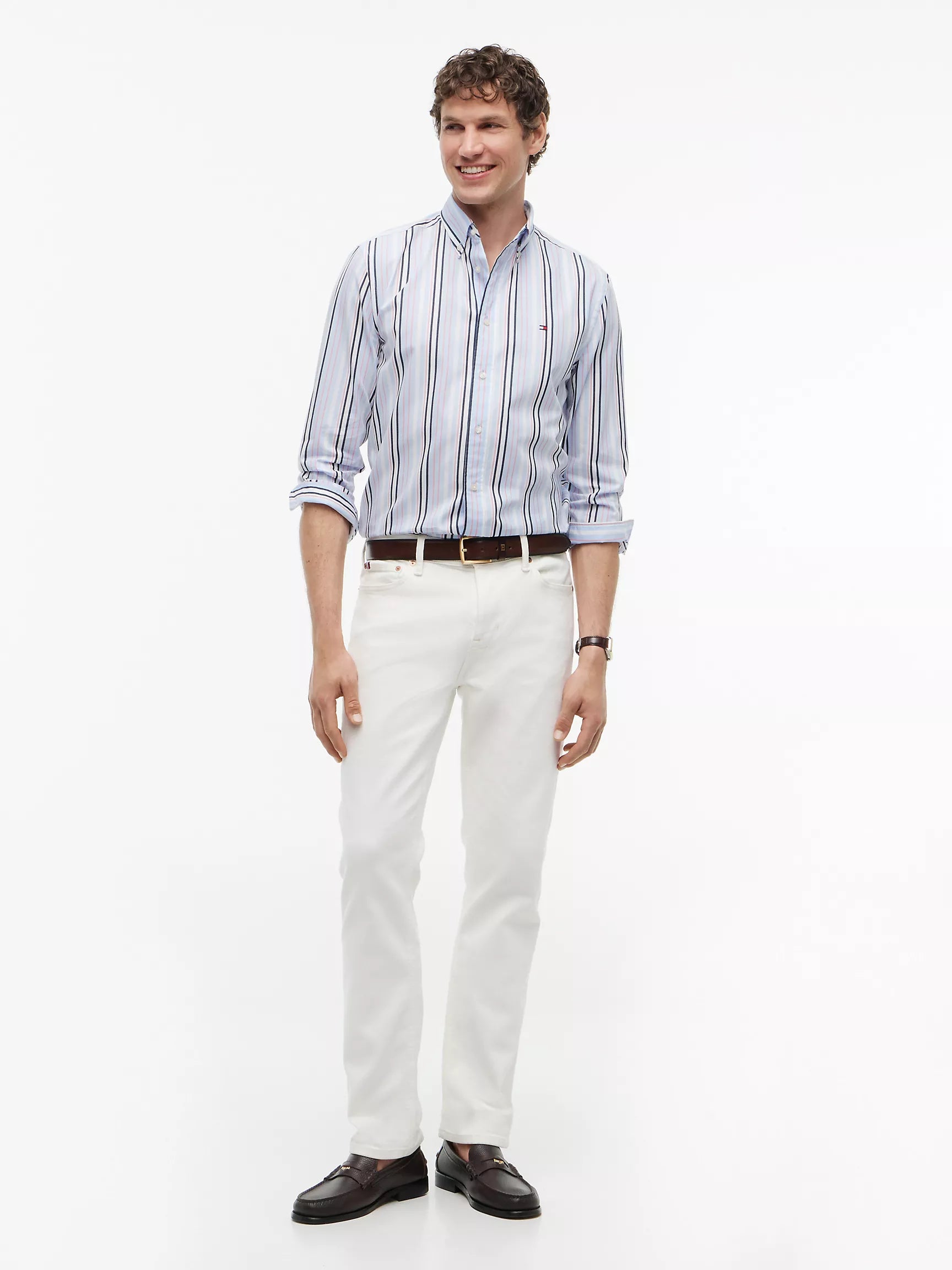 Doll Pink/Blue Stripe