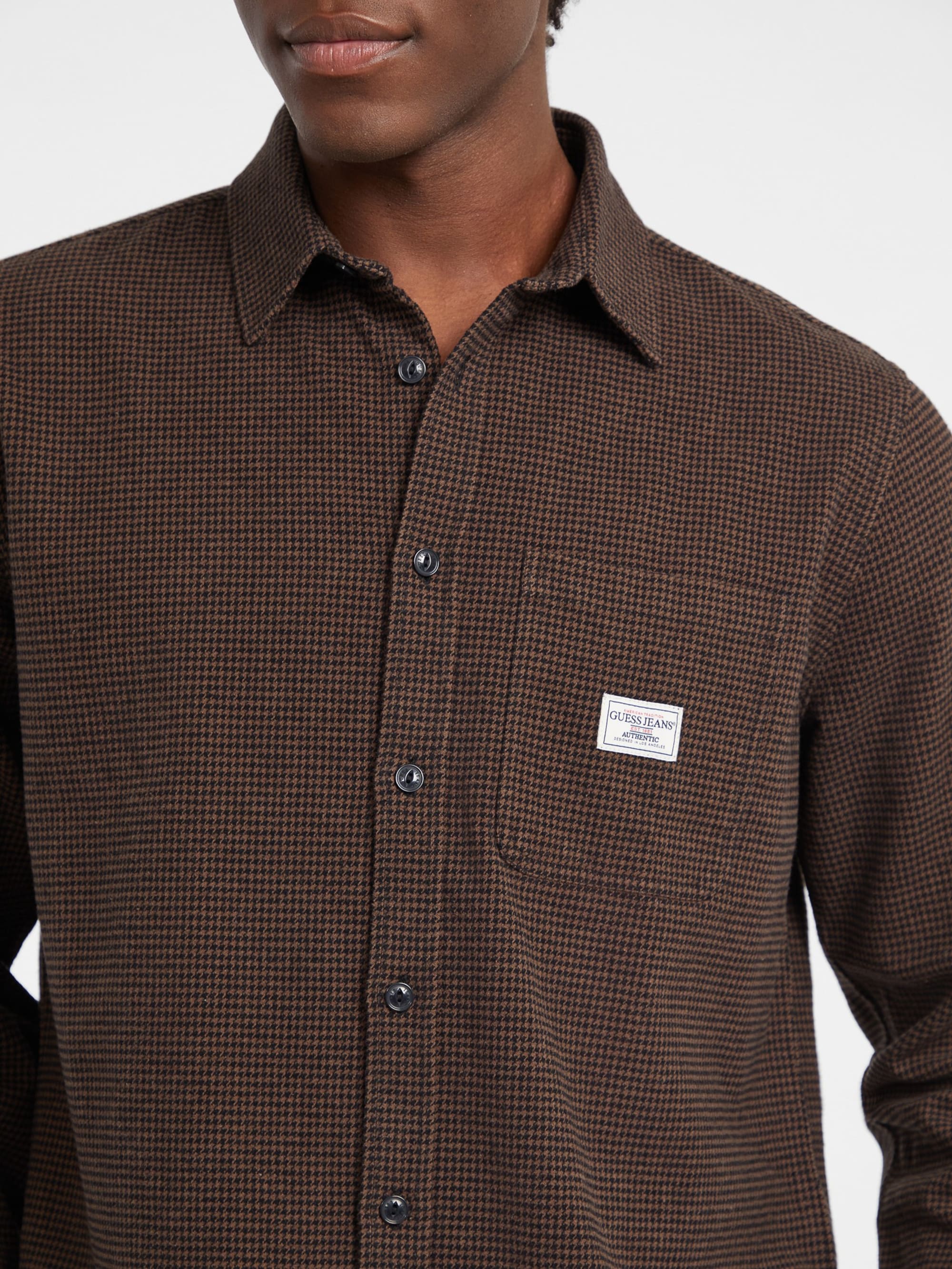 Dark Luxe Brown Houndstoo