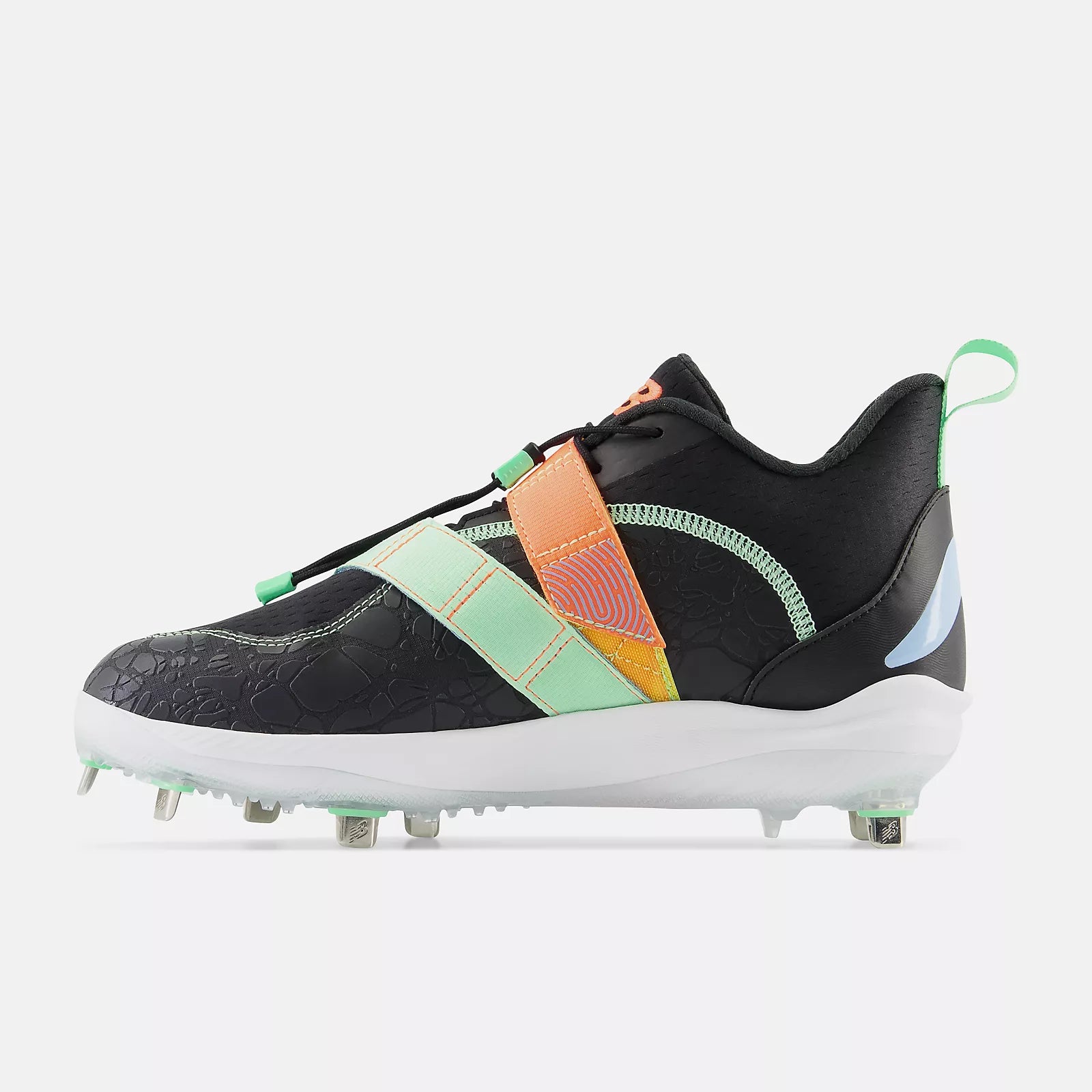Black With Neon Dragonfly And Electric Jade
