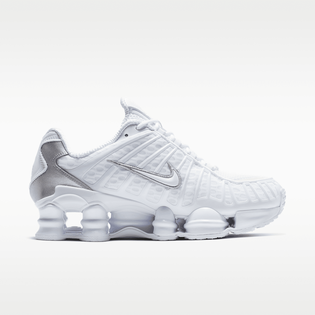 White/Metallic Silver/Max Orange/White