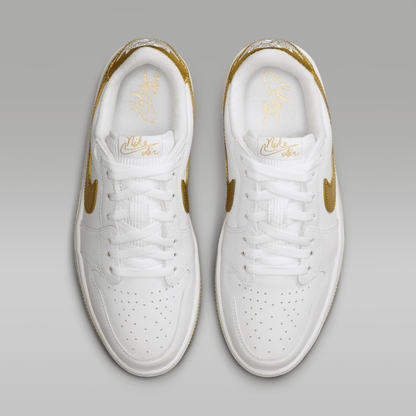 White/Metallic Gold/White