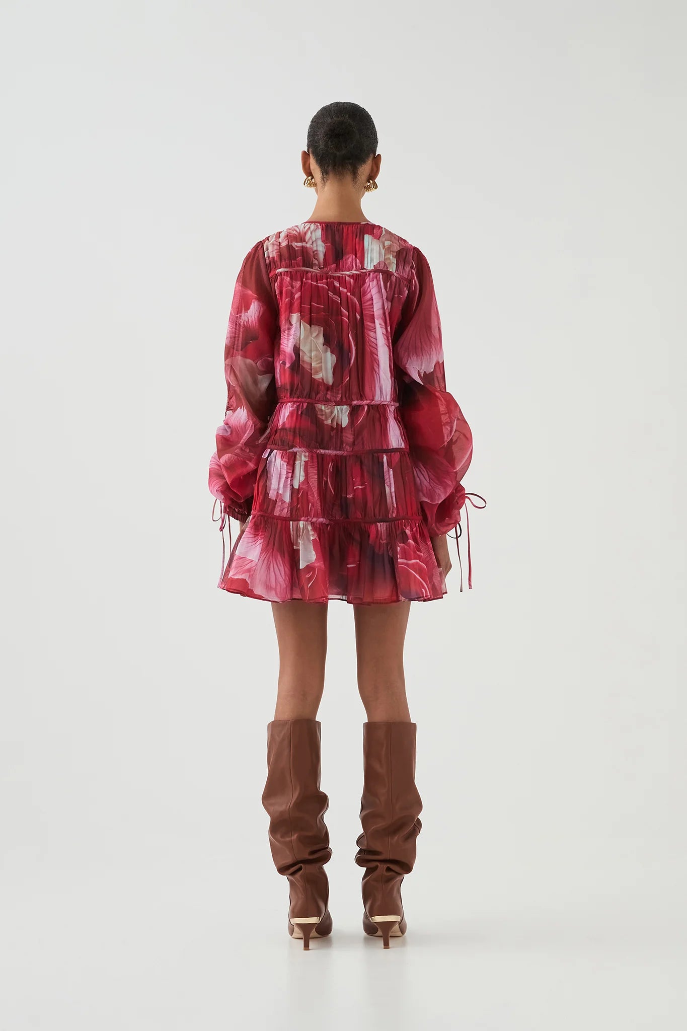 PRISMATIC FLORAL RED