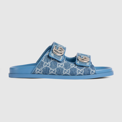 denim azul con GG