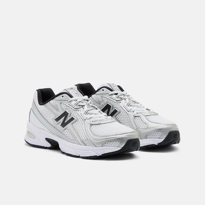 White With Metallic Silver 877 C And Black