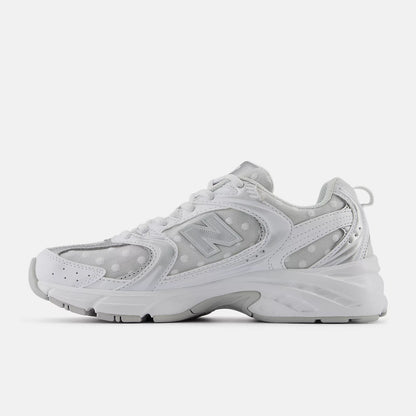 White With Silver Metalic