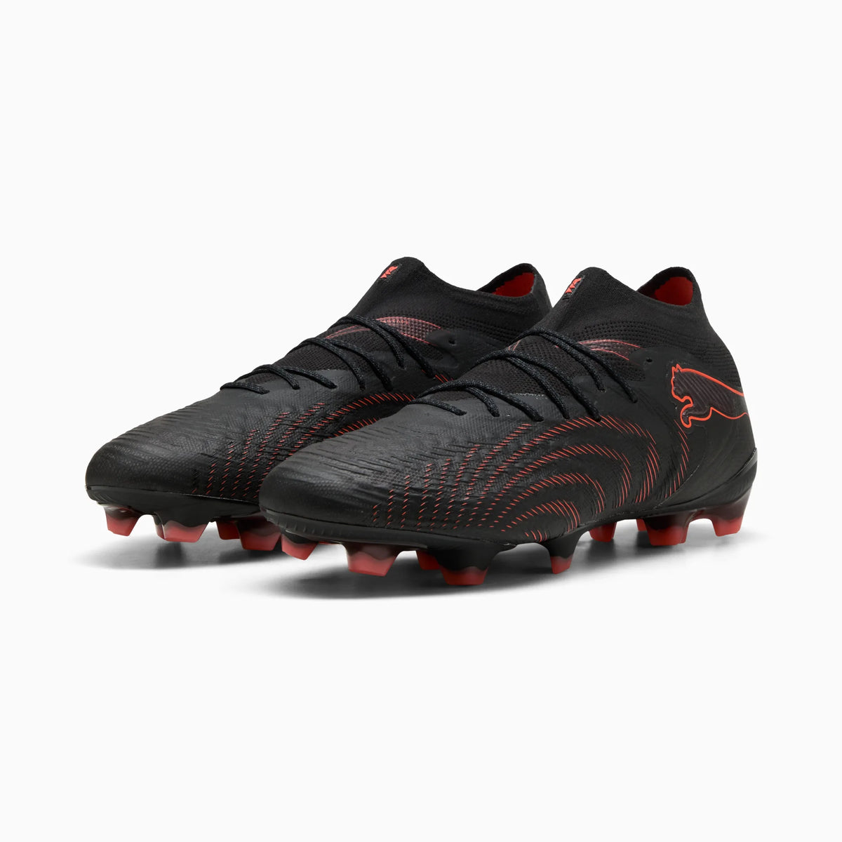 PUMA Black-Glowing Red-Strong Gray