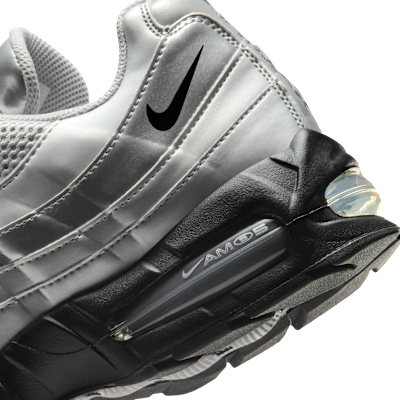 Metallic Silver/Black/University Red/Black