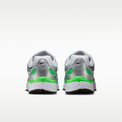 Metallic Silver/White/Green Strike/Black