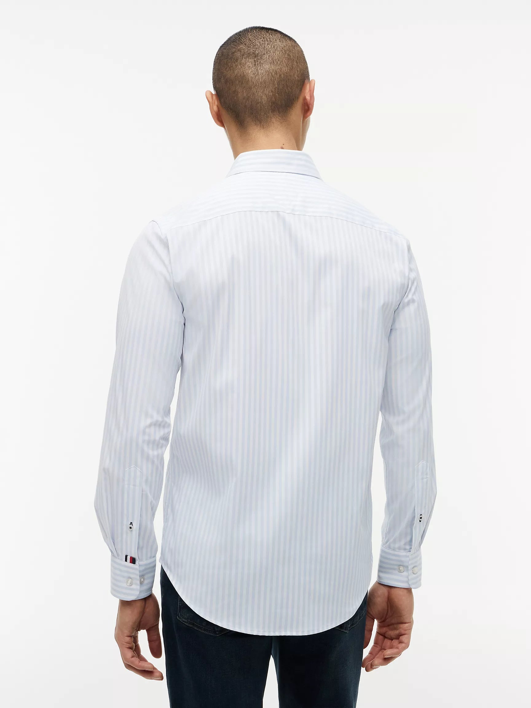 Sky Blue/White Stripe