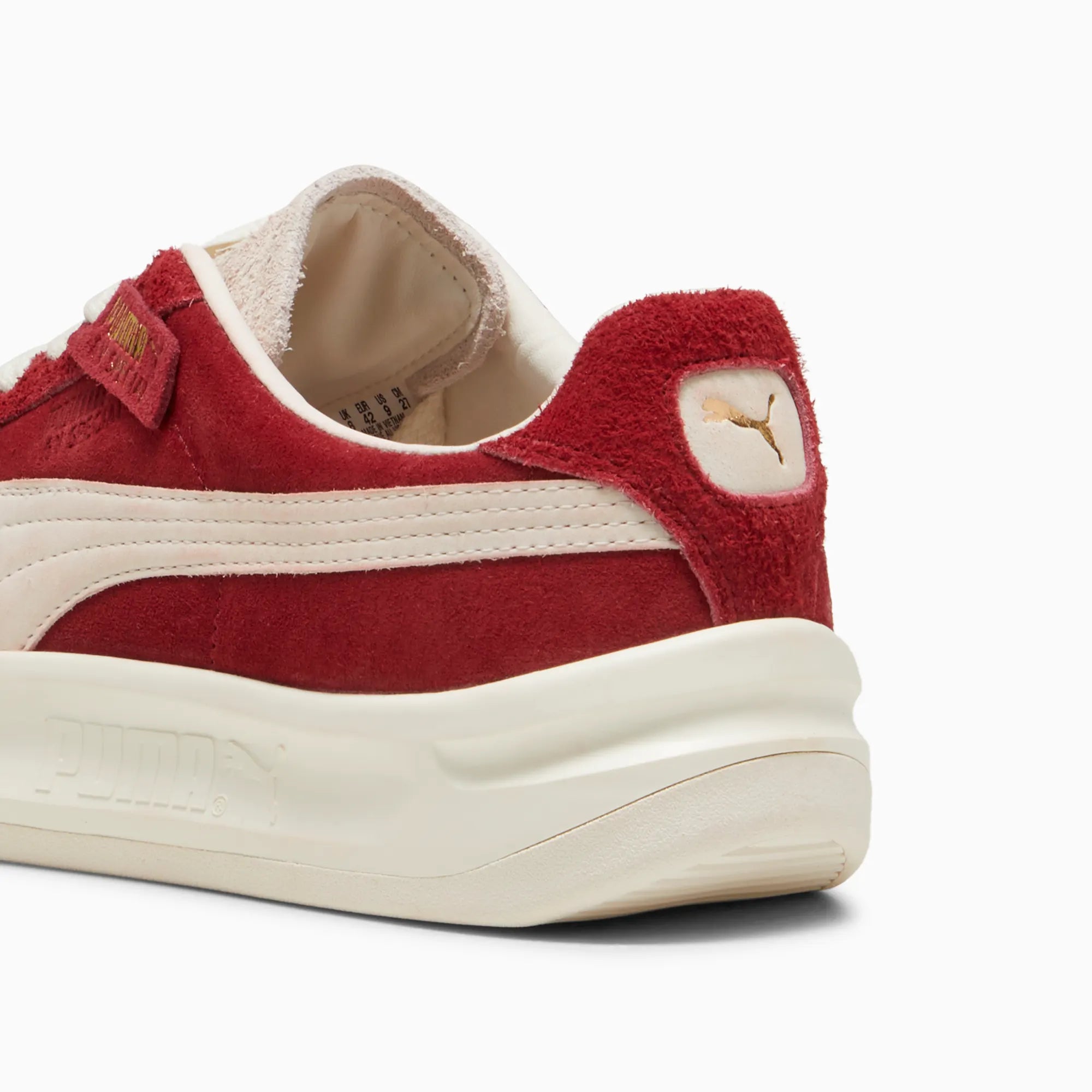 Intense Red-Frosted Ivory