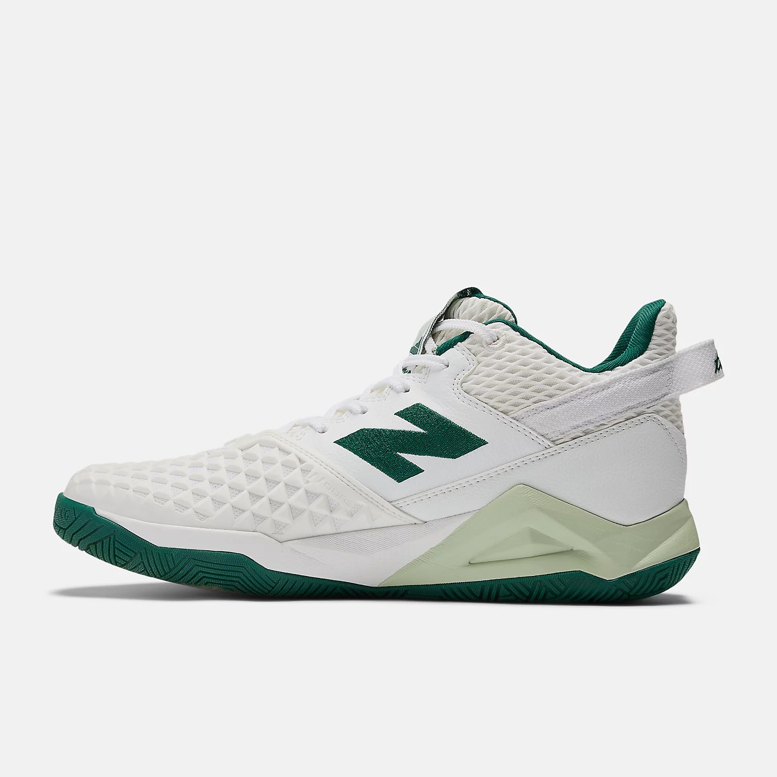 White With Marsh Green