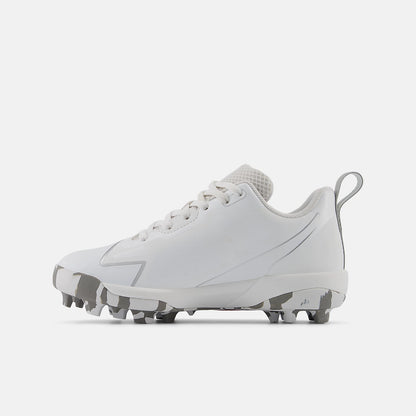 White With Silver Metallic