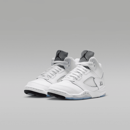 White/Metallic Silver/Black