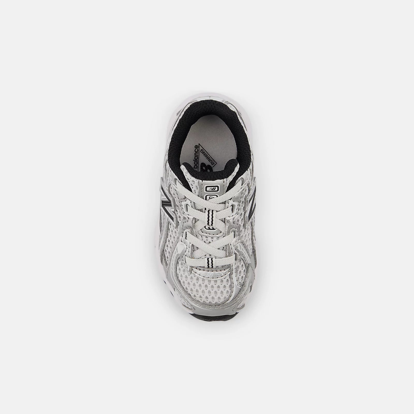Silver Metallic With Black